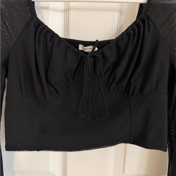 American Eagle Outfitters Black Blouse size M - Picture 5 of 8